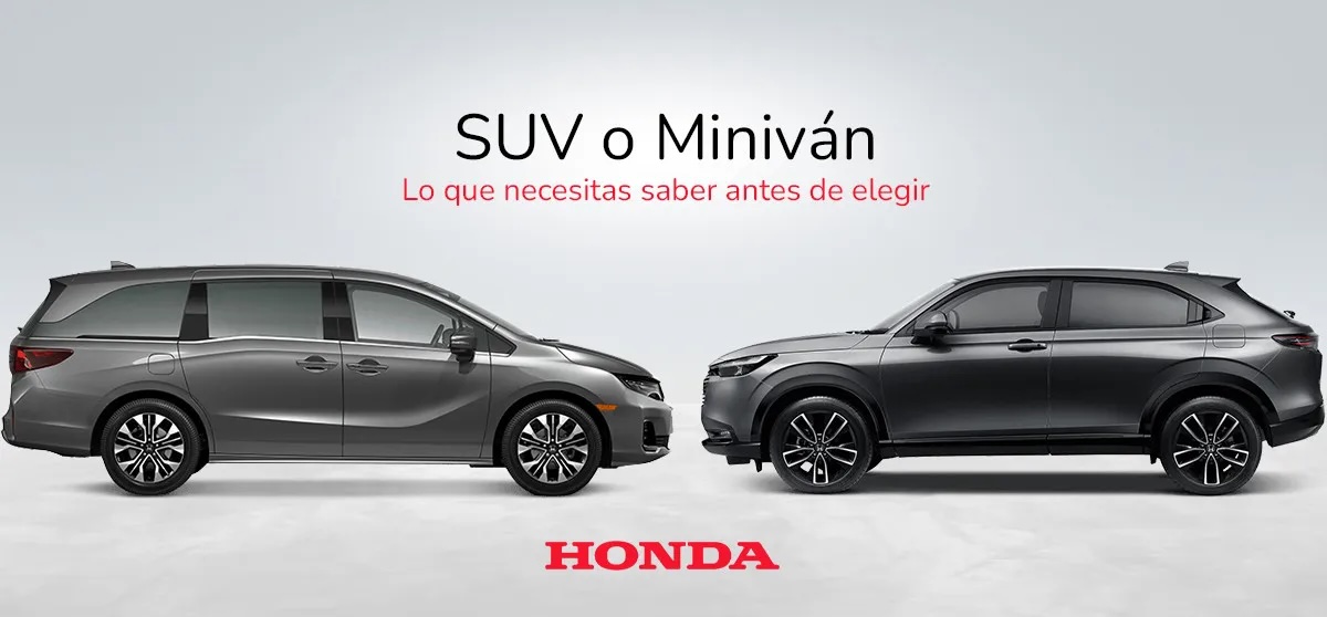 Vehículos familiares en Costa Rica: SUV vs. Miniván
